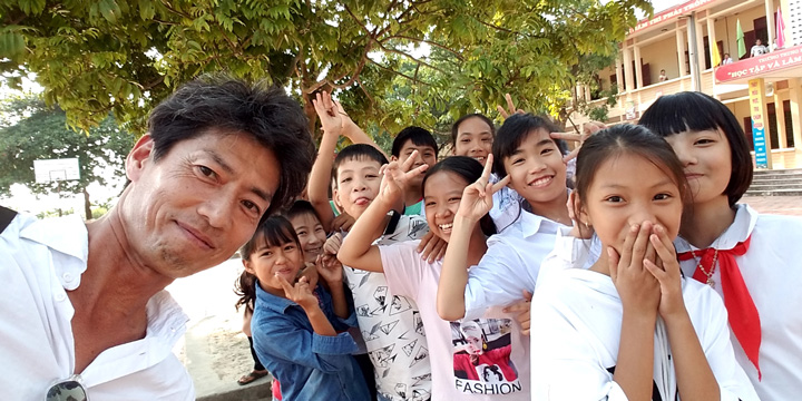 ベトナムのゴックタン小学校の開校式！